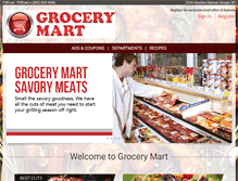 Tablet Screenshot of grocerymartsturgis.com